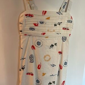 Abercrombie & Fitch The A&F Emerson Linen-Blend Skort